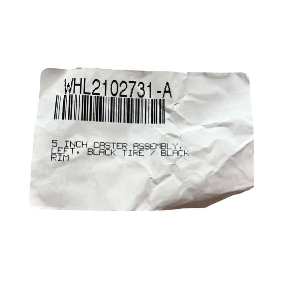 Pride Jazzy EVO 613 WHL2102731-A 5" Caster Wheel Assembly Black Tire/Rim Left - Picture 3 of 3